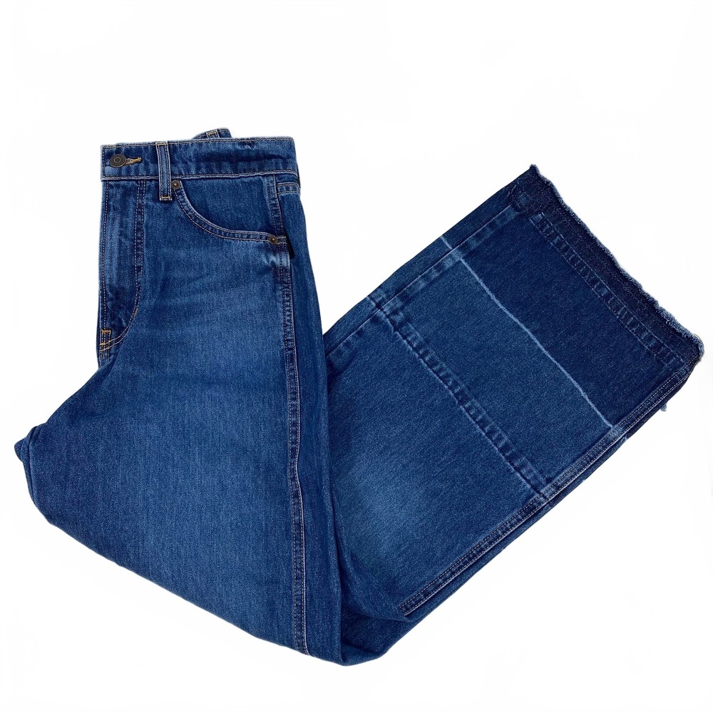 Veronica Beard Blue Wide-Leg Jeans | Womens 2